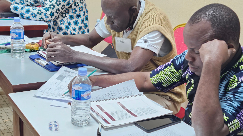 Professionnels de l'ONG Vivre Debout en formation au Centre Hospitalier Universitaire de Yopougon Abidjan du 24 au 30 août 2024.